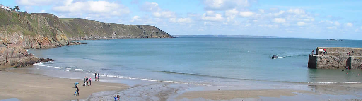 The beach at Gorran Haven